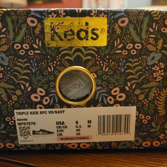 Rifle Paper x Keds Vintage Blossoms Triple Decker Sneaker - Picture 5 of 6